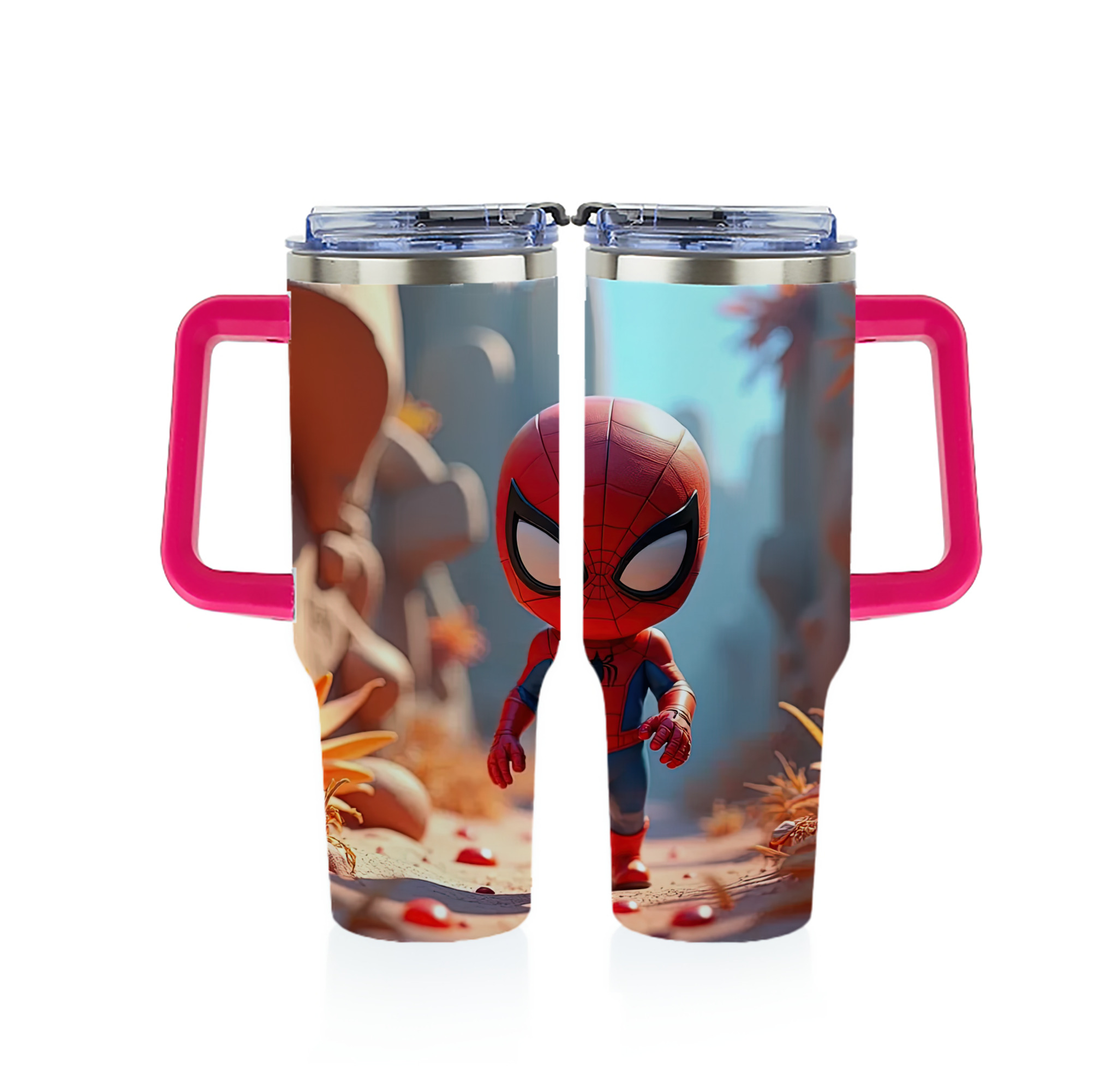 （画像用） Spider Man スパイダーマン 1200ｍLフルプリント車用タンブラー